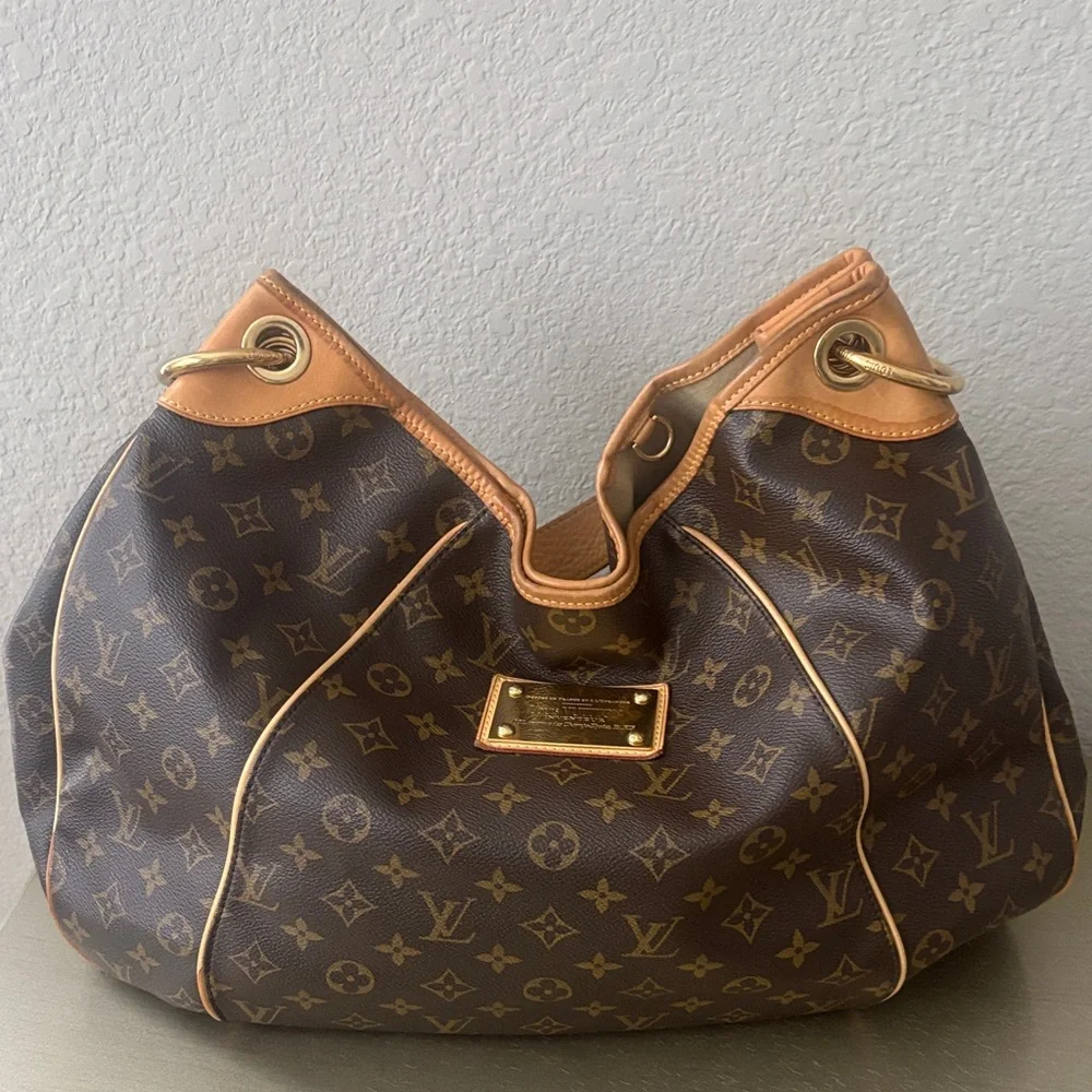 Louis Vuitton Tan and Brown Monogram Hobo Bag - Picture 1 of 12